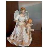 Assorted Thanksgiving Fall Decor Lot Angel Turkeys Pilgrims Vase