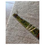 Vintage Hand Painted Two Man Crosscut Saw Northwoods Deer Barn Folk Art 53"