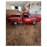 Set of 3 Vintage Red Diecast Model Trucks 1:18 Scale