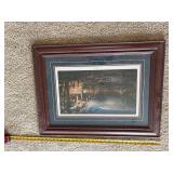 Lot of 2 Artworks Terry Redlin Summertime Framed Print & Original Oil Seascape