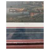Lot of 2 Artworks Terry Redlin Summertime Framed Print & Original Oil Seascape