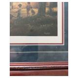 Lot of 2 Artworks Terry Redlin Summertime Framed Print & Original Oil Seascape