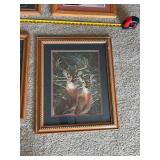 Lot of Framed Wildlife Prints Norlien Millette Mock Heinz Deer Ducks Hummingbirds