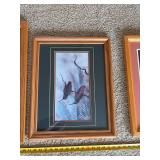 Lot of Framed Wildlife Prints Norlien Millette Mock Heinz Deer Ducks Hummingbirds