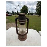 Vintage Kerosene Lanterns including Winged Brand Red Lantern