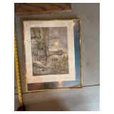 3-Piece Assorted Wall Art Sunset Canvas Desert Mirror Paris Print