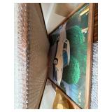 Lot of Assorted Vintage Framed Wall Arts Wildlife and Classic Cars