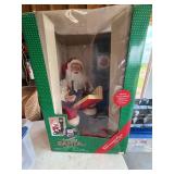 Vintage Christmas Holiday Decor Lot Animated Santa Dept 56 Billy Buttons