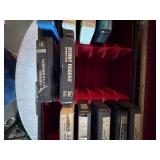 Vintage Vinyl 8-Track Tape Carrying Case Lot of 14 Tapes Country Rock