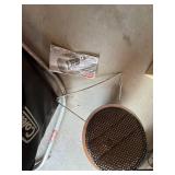 Coleman 3000 BTU Propane Catalytic Heater with Bag and Vintage Bow Saw