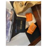 Mixed Hunting Accessories Lot Tasco 3-9x40 Scope Powder Flask Gear