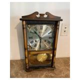 Centurion 35 Day Regulator Wall Clock Wood Case Pendulum Korea