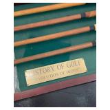 History of Golf Evolution of Irons Framed Display Wall Plaque See Photos