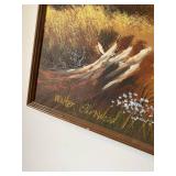 Walter Sherwood Mountain Landscape Painting Framed 42x61