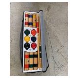 Wilson Lawn Croquet Set with Carry Case Wooden Mallets Balls