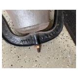 Antique Cast Iron Farm Dinner Bell w/ Yoke Hanger MDB & Co Cincinnati