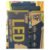 Pair of Feit Electric LED Utility Shop Lights 4 Ft New In Box