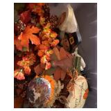 Lot of Assorted Fall Thanksgiving Harvest Decor Wreath Picks Plush