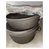 Venzler Cast Iron Dutch Oven & Covered Skillet Camp Cookware Set