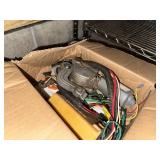 Box Lot of Assorted Mechanical Parts Shurflo Pump Blower Wheel