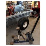 Heavy Duty Hydraulic Floor Jack With Integrated Jack Stand Lift