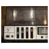 Sanyo JXT 4404 Hi-Fi Stereo System Turntable AM/FM 8-Track