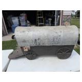 Vintage Schaper Covered Wagon Toy Display Storage Wagon