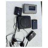 Vintage Portable Audio Electronics Lot Sony Discman Net MD Panasonic