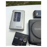 Vintage Portable Audio Electronics Lot Sony Discman Net MD Panasonic