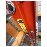 Fiberglass Extension Ladder & Vintage Wood Step Ladder Lot