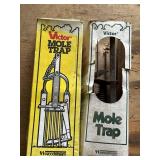 Vintage Victor Mole Traps Woodstream Boxed Pest Control Set