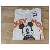Disney Mickey Mouse T-Shirt Women's Size XXS White - Brand New