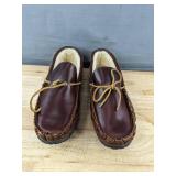 Sperry Men's Shearling Moccasin Brown Slippers, Size 13 - New
