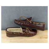 Sperry Men's Shearling Moccasin Brown Slippers, Size 13 - New