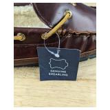 Sperry Men's Shearling Moccasin Brown Slippers, Size 13 - New