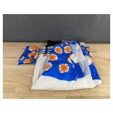 Open Front Top with Cloth Belt Horse Print - Size Women's Small - Brand New