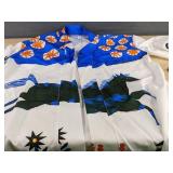 Open Front Top with Cloth Belt Horse Print - Size Women's Small - Brand New