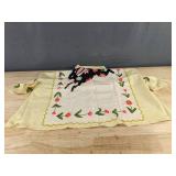 Women's Yellow Blouse & Short Set, Size Medium - Brand New