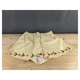 Women's Yellow Blouse & Short Set, Size Medium - Brand New