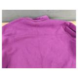 Women's Purple Reversible Jacket with Pockets Size XL - Brand New