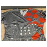 Grey Women's V-Neck Long Sleeve Dress Size L - Brand New