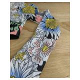 Black Floral Women's Two-Piece Bathing Suit Size S - Brand New