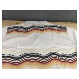 Wavy Stripe Women's Short Sleeve Button Up Shirt and Short Set Size M - Brand New