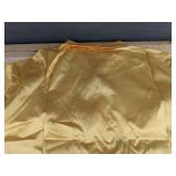 Cowboy Theme Yellow Satin Men's Short Sleeve Pant Suit - Size 3XL - Brand New