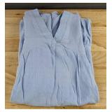 Women's 100% Cotton Dress Light Blue Size Small - Brand New
