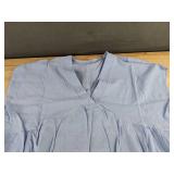 Women's 100% Cotton Dress Light Blue Size Small - Brand New