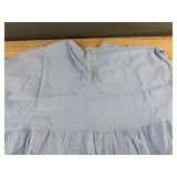 Women's 100% Cotton Dress Light Blue Size Small - Brand New