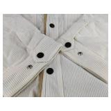 Men's Corduroy Cream Jacket Size XL - Brand New