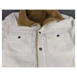 Men's Corduroy Cream Jacket Size XL - Brand New