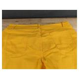 Women's Yellow Stretch Jeans Size 3XL - Brand New